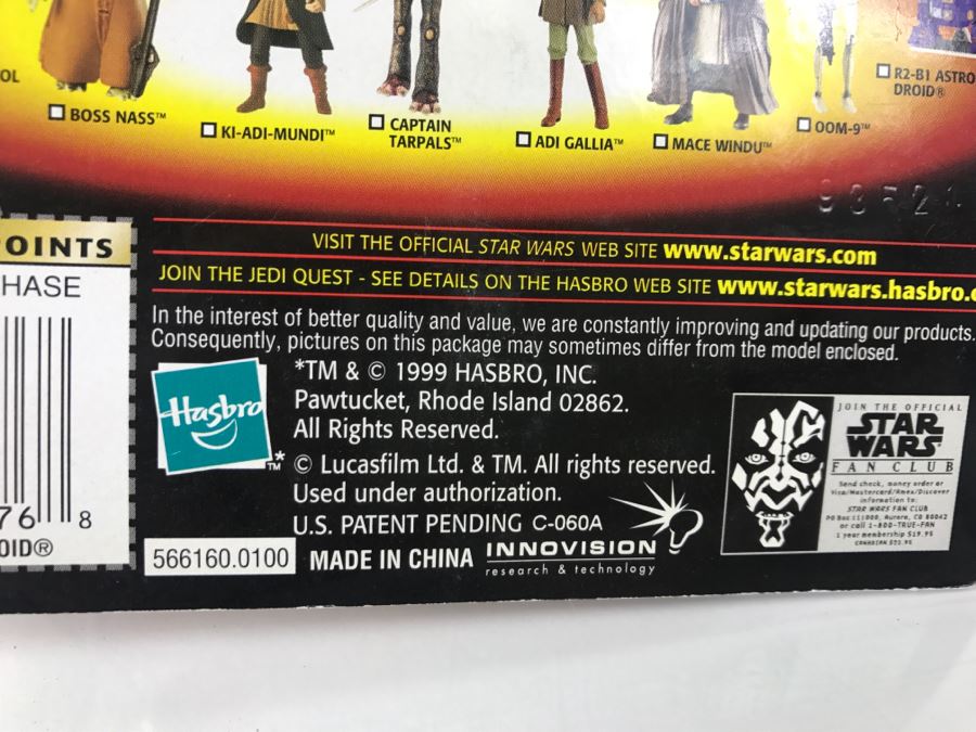 STAR WARS Episode 1 TC-14 Protocol Droid with Serving Tray CommTech Chip Collection 3 Hasbro 1999 84105/84276 New On Card [Photo 13]