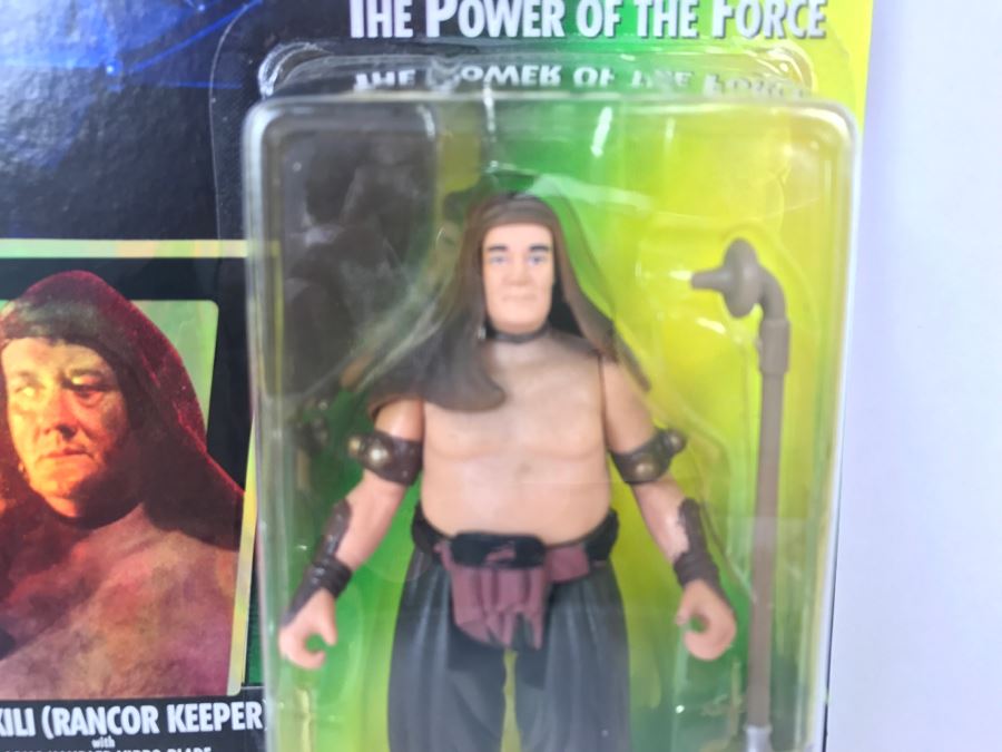 STAR WARS The Power Of The Force Malakili Rancor Keeper Collection 2 Kenner Hasbro 1997 69605/69723  New On Card [Photo 5]