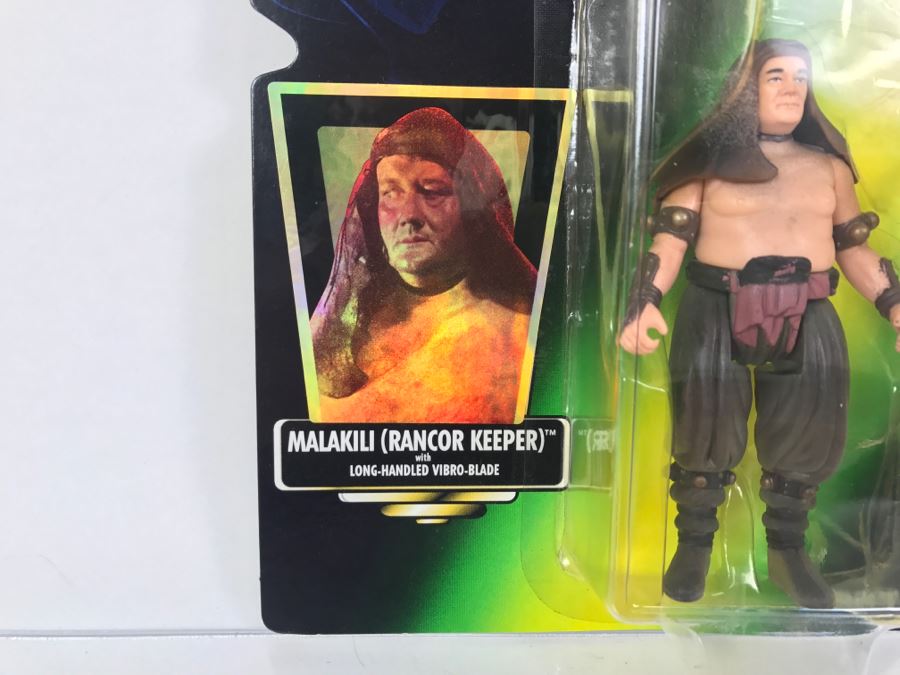 STAR WARS The Power Of The Force Malakili Rancor Keeper Collection 2 Kenner Hasbro 1997 69605/69723  New On Card [Photo 7]
