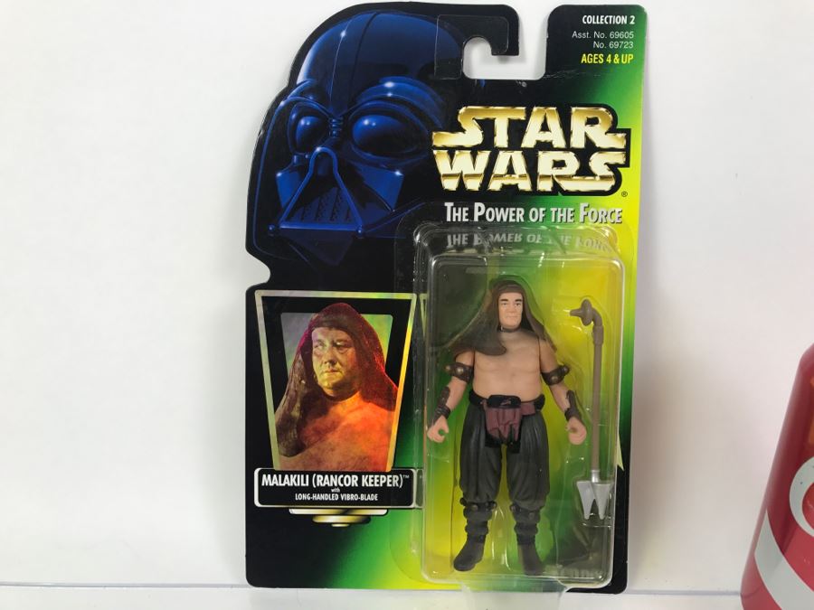 STAR WARS The Power Of The Force Malakili Rancor Keeper Collection 2 Kenner Hasbro 1997 69605/69723  New On Card [Photo 1]