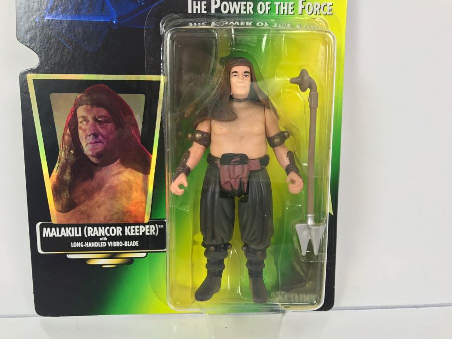 STAR WARS The Power Of The Force Malakili Rancor Keeper Collection 2 Kenner Hasbro 1997 69605/69723  New On Card [Photo 4]