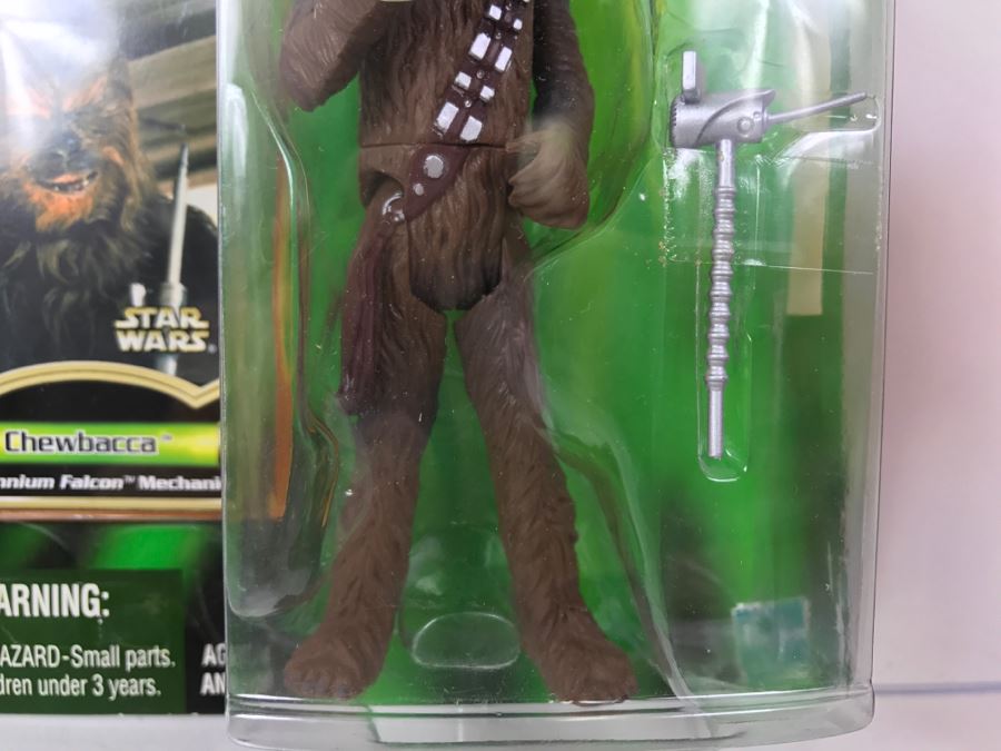 STAR WARS The Power Of The Jedi Collection 1 Chewbacca Jedi Force File Hasbro 2000 84445 New On Card [Photo 6]