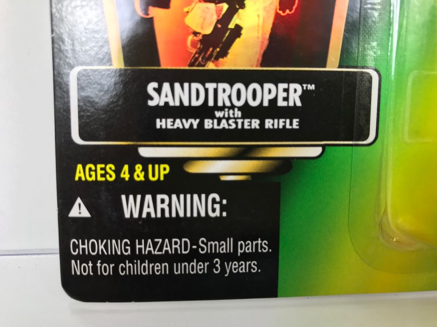 STAR WARS The Power Of The Force Sandtrooper with Heavy Blaster Rifle Collection 1 Kenner Hasbro 1996  69570/69601 New On Card [Photo 11]