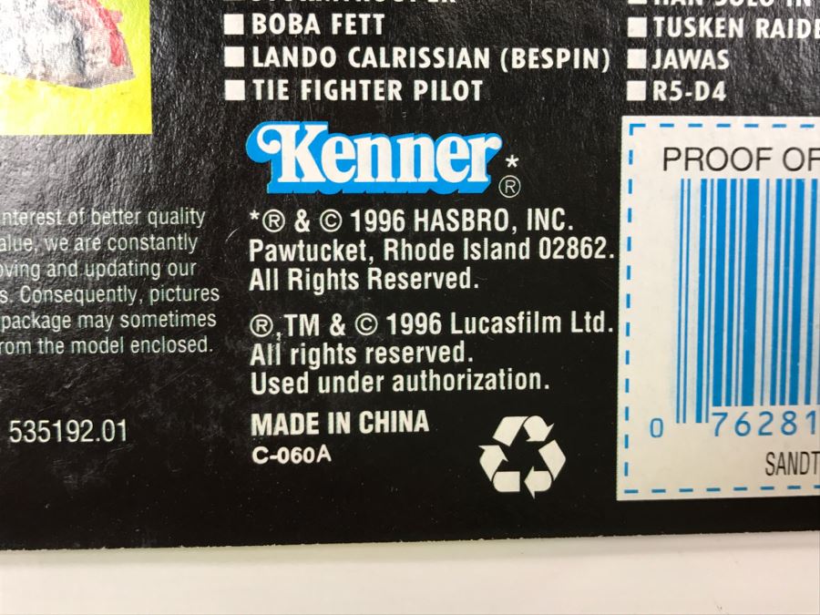 STAR WARS The Power Of The Force Sandtrooper with Heavy Blaster Rifle Collection 1 Kenner Hasbro 1996  69570/69601 New On Card [Photo 15]