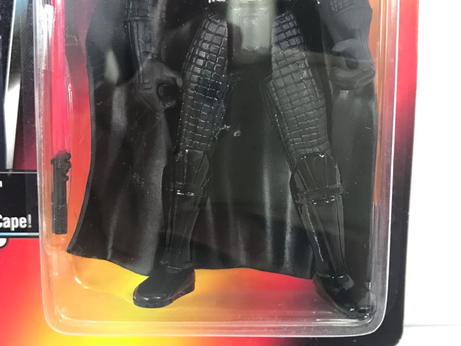 STAR WARS The Power Of The Force Darth Vader With Lightsaber And Removable Cape Kenner Tonka Hasbro 1995  69570/69572 New On Card [Photo 8]