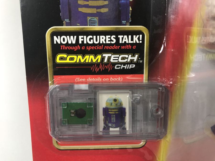 STAR WARS Episode 1 R2-B1 Astromech Droid With Poer Harness CommTech Chip Collection 3 Hasbro 1999 84105/84128 New On Card [Photo 9]