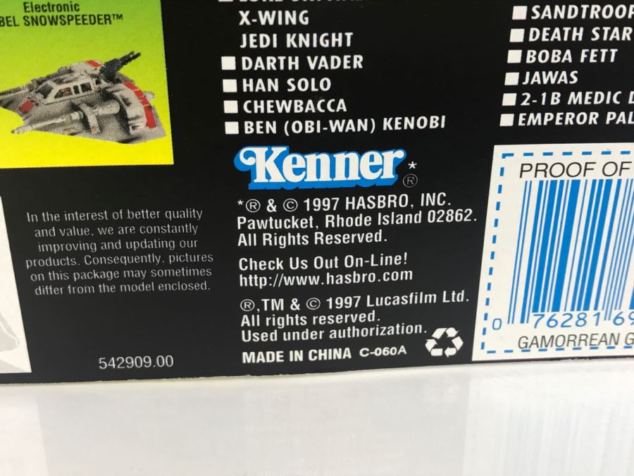 STAR WARS The Power Of The Force Gamorrean Guard with Vibro-Ax Kenner Tonka Collection 2 Kenner Hasbro 1997 69605/69693 New On Card [Photo 13]
