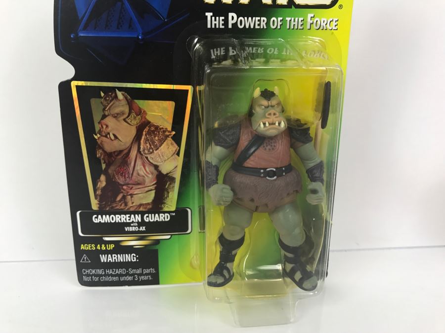 STAR WARS The Power Of The Force Gamorrean Guard with Vibro-Ax Kenner Tonka Collection 2 Kenner Hasbro 1997 69605/69693 New On Card [Photo 4]
