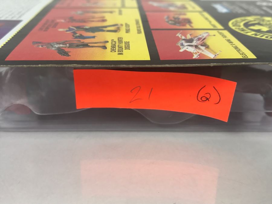 STAR WARS Shadows Of The Empire Luke Skywalker In Imperial Guard Disguise with Taser Staff Weapon Kenner Hasbro 1996 69605/69566 New On Card [Photo 14]