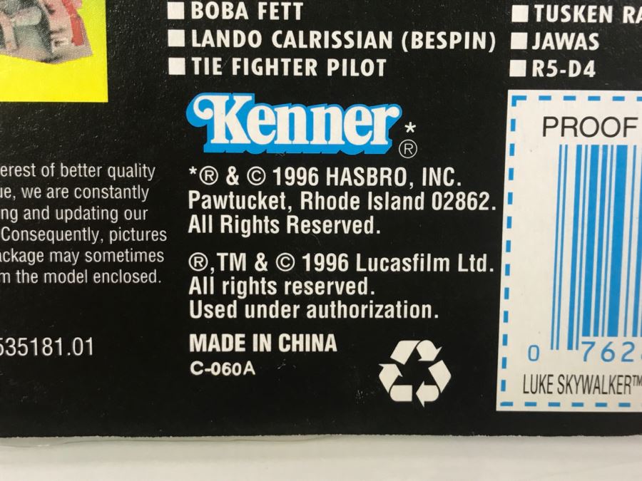 STAR WARS The Power Of The Force Luke Skywalker In Stormtrooper Disguise With Imperial Issue Blaster Collection 2 Kenner Hasbro 1996 69605/69604 New On Card [Photo 11]