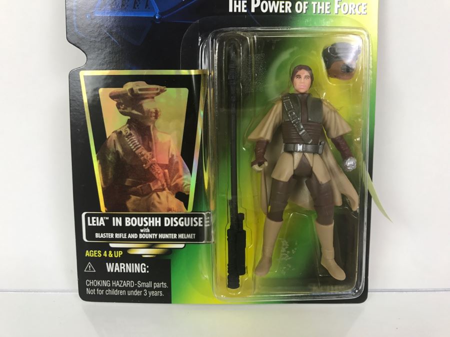 Star Wars The Power Of The Force Leia In Boushh Disguise With Blaster 