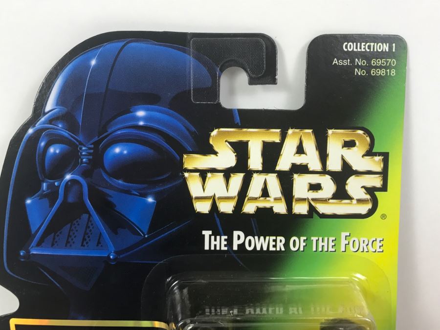 STAR WARS The Power Of The Force Leia In Boushh Disguise with Blaster Rifle and Bounty Hunter Helmet Collection 1 Kenner Hasbro 1997 69570/69818 New On Card [Photo 2]