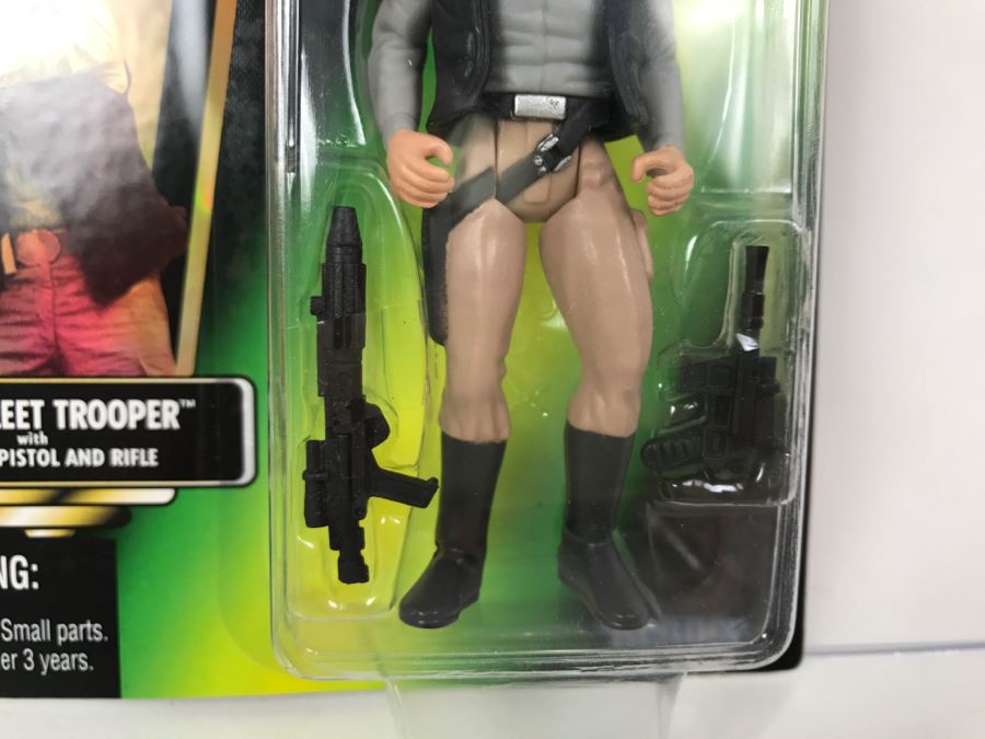 STAR WARS The Power Of The Force Rebel Fleet Trooper With Blaster Pistol And Rifle Collection 1 Kenner Hasbro 1996 69570/69696 New On Card [Photo 6]