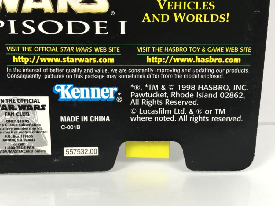 STAR WARS The Power Of The Force Emperor Palpatine With Force Lightning Episode 1 FlashBack Photo Kenner Hasbro 1998 69680/84042 New On Card [Photo 11]