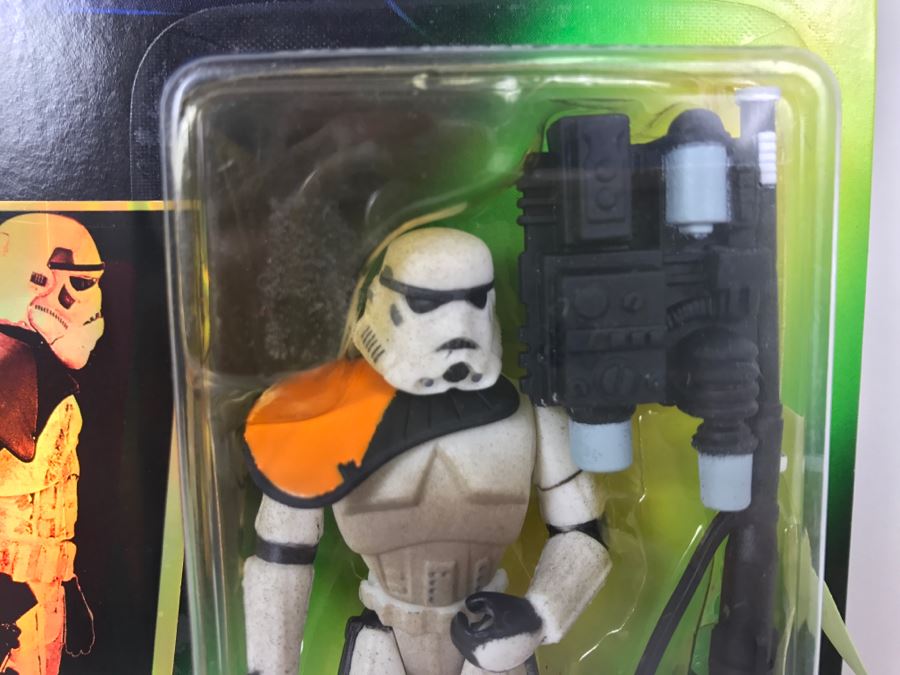 STAR WARS The Power Of The Force Sandtrooper With Heavy Blaster Rifle Collection 1 Kenner Hasbro 1996 69570/69601 New On Card [Photo 5]
