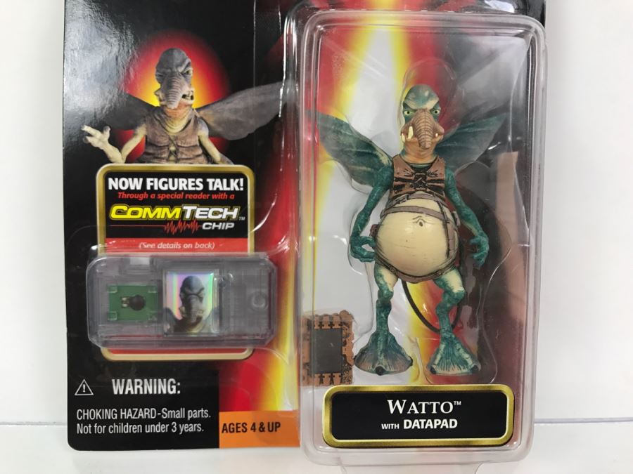 STAR WARS Episode 1 R2-B1 Watto With Datapad CommTech Chip Collection 2 Hasbro 1998 84095/84093 New On Card [Photo 3]
