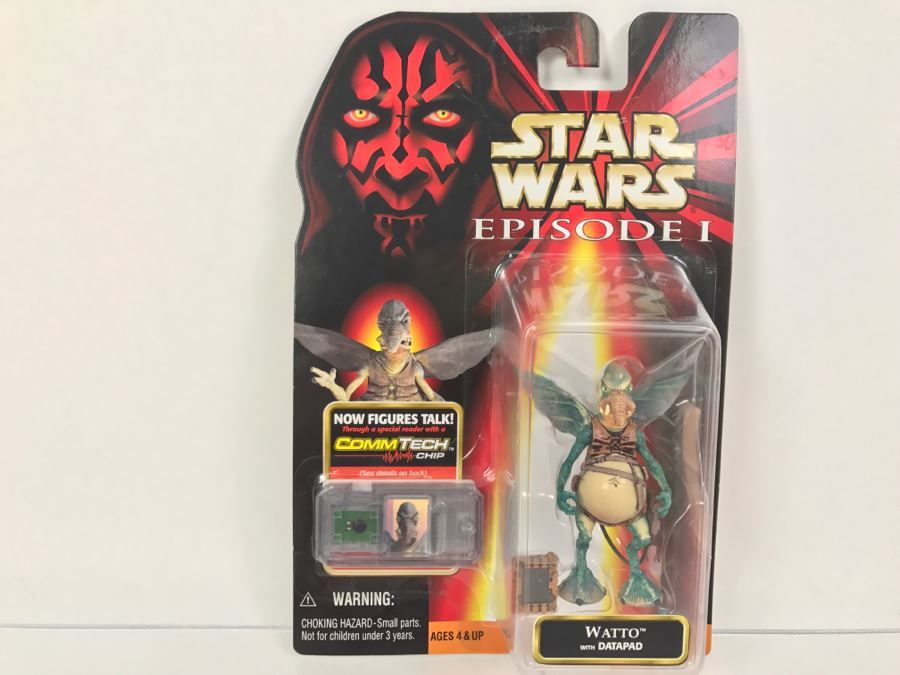 STAR WARS Episode 1 R2-B1 Watto With Datapad CommTech Chip Collection 2 Hasbro 1998 84095/84093 New On Card