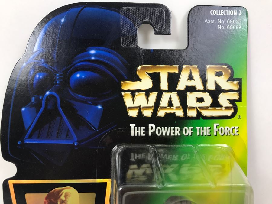 STAR WARS The Power Of The Force 4-Lom With Blaster Pistol And Blaster Rifle Collection 2 Kenner Hasbro 1997 69605/69688 New On Card [Photo 2]