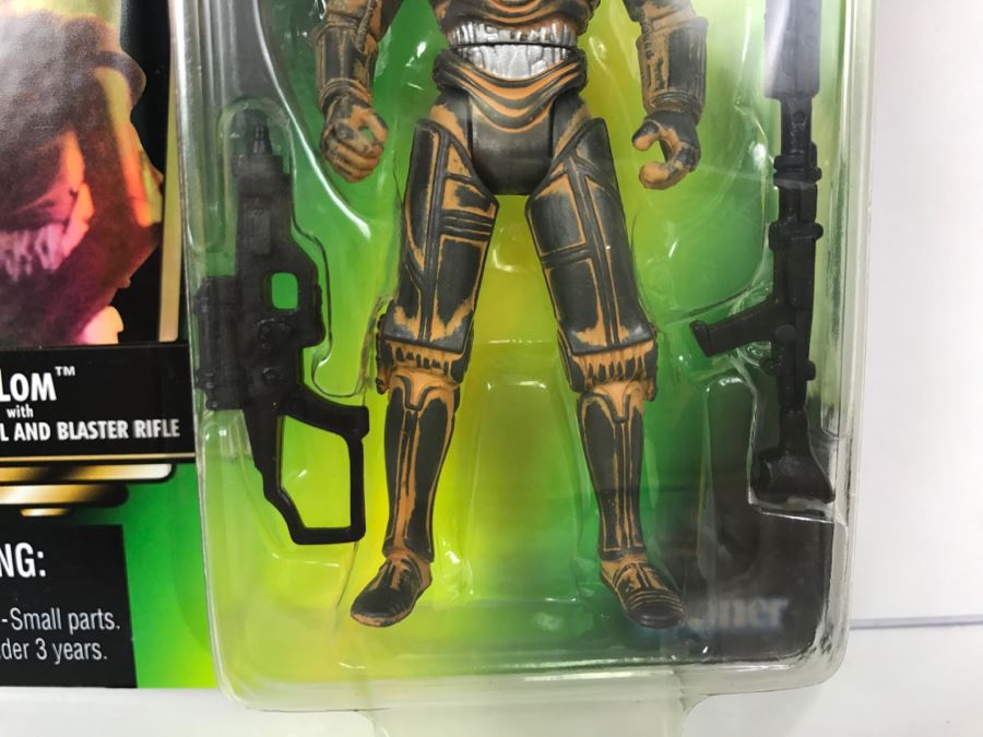 STAR WARS The Power Of The Force 4-Lom With Blaster Pistol And Blaster Rifle Collection 2 Kenner Hasbro 1997 69605/69688 New On Card [Photo 6]