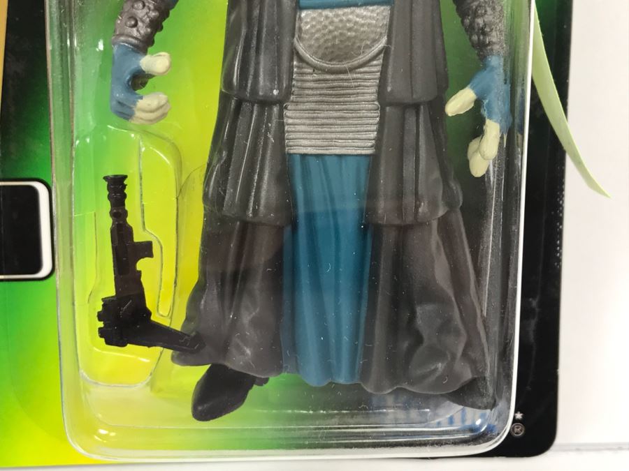 STAR WARS The Power Of The Force Bib Fortuna With Hold-Out Blaster Collection 1 Kenner Hasbro 1996 69570/69634 New On Card [Photo 6]