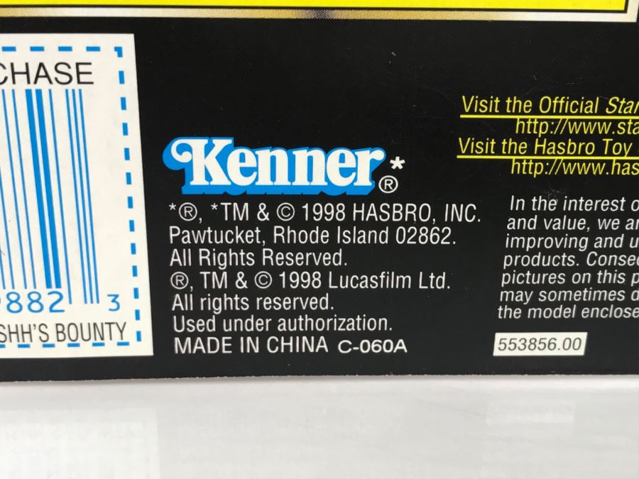 STAR WARS The Power Of The Force Chewbacca as Boushh’s Bounty With Bowcaster Freeze Frame Action Slide Collection 1 Kenner Hasbro 1998 69570/69882 New On Card [Photo 12]