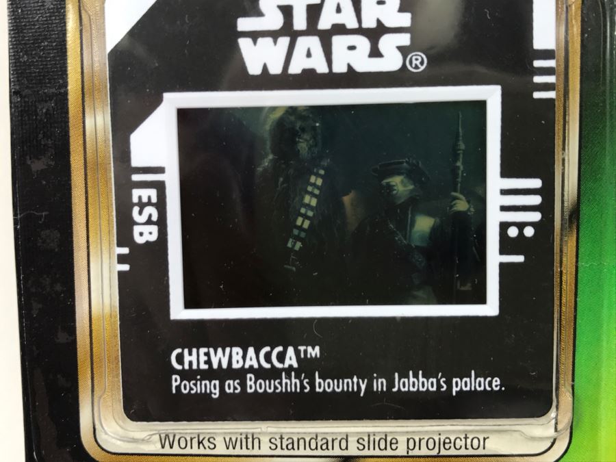 STAR WARS The Power Of The Force Chewbacca as Boushh’s Bounty With Bowcaster Freeze Frame Action Slide Collection 1 Kenner Hasbro 1998 69570/69882 New On Card [Photo 7]
