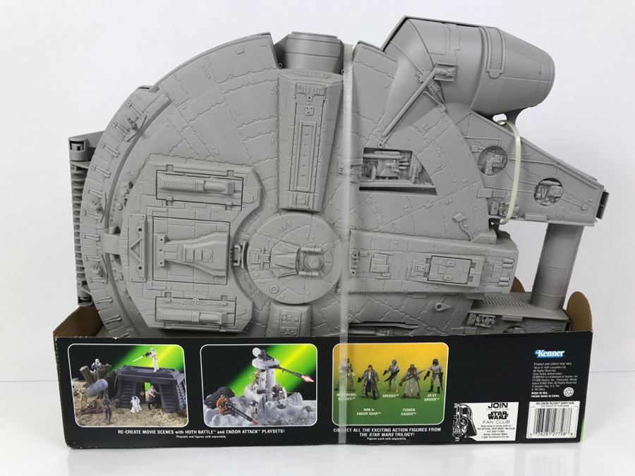 STAR WARS The Power Of The Force Millennium Falcon Carry Case With Wedge Antilles Kenner Hasbro 1997 New In Box [Photo 10]