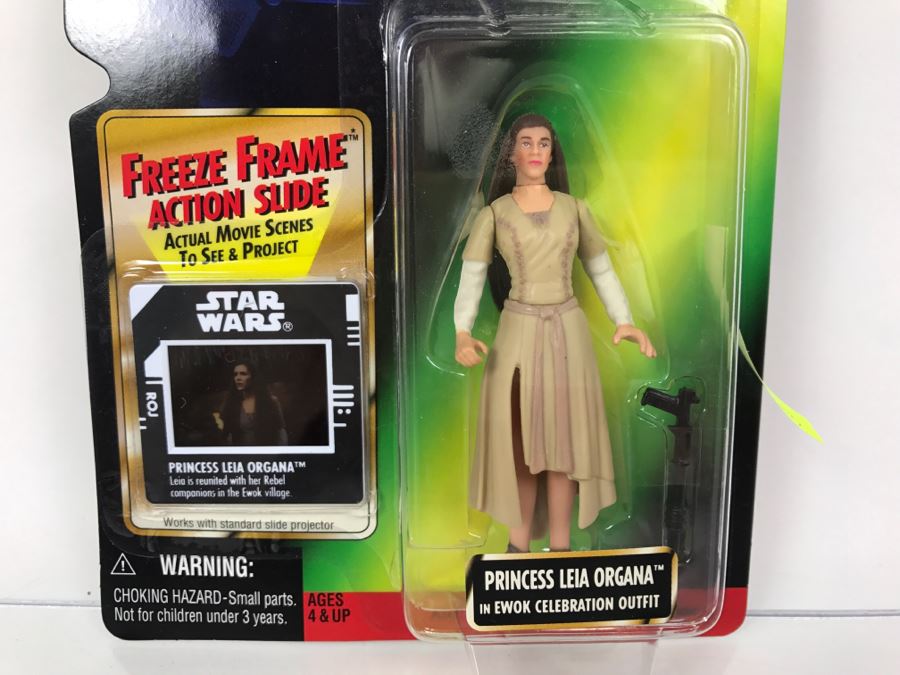 star wars the power of the force princess leia organa in ewok celebration outfit