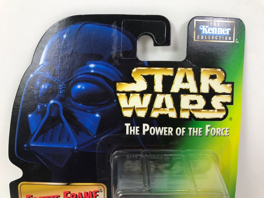 STAR WARS The Power Of The Force Princess Leia Organa in Ewok Celebration Outfit Freeze Frame Action Slide Collection 1 Kenner Hasbro 1997 69570/69714 New On Card [Photo 2]