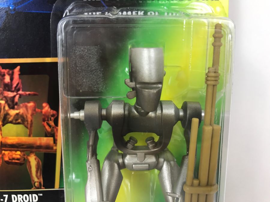 STAR WARS The Power Of The Force ASP-7 Droid With Spaceport Supply Rods Collection 2 Kenner Hasbro 1996 69605/69704 New On Card [Photo 5]