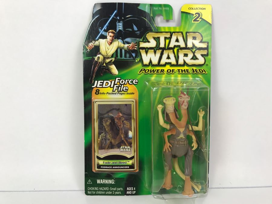 STAR WARS The Power Of The Jedi Fode And Beed Jedi Force File Collection 2 Hasbro 2000 84455 New On Card [Photo 1]