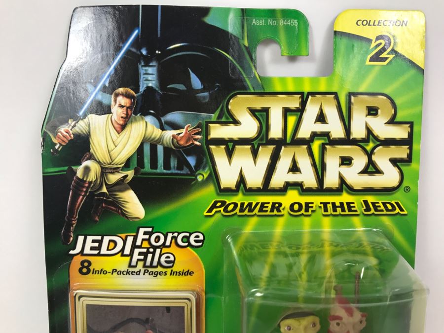 STAR WARS The Power Of The Jedi Fode And Beed Jedi Force File Collection 2 Hasbro 2000 84455 New On Card [Photo 2]