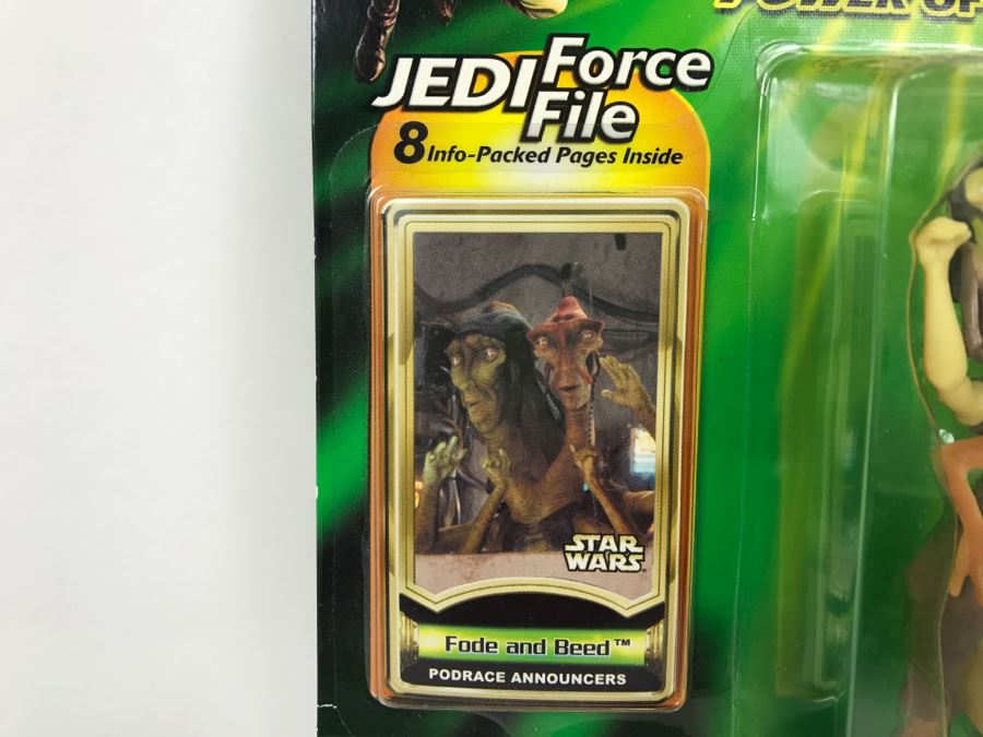 STAR WARS The Power Of The Jedi Fode And Beed Jedi Force File Collection 2 Hasbro 2000 84455 New On Card [Photo 7]
