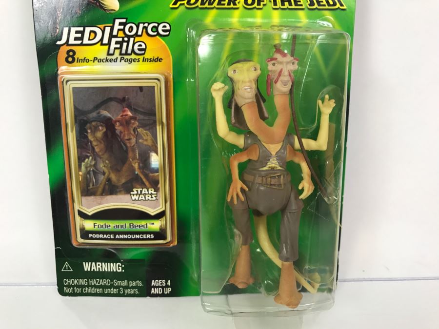 STAR WARS The Power Of The Jedi Fode And Beed Jedi Force File Collection 2 Hasbro 2000 84455 New On Card [Photo 4]