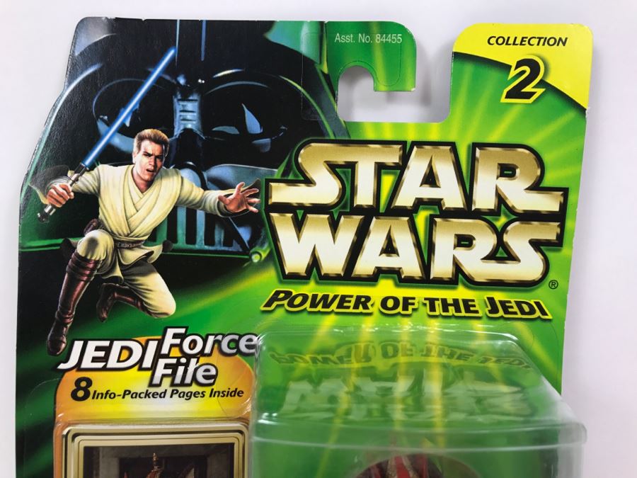 STAR WARS The Power Of The Jedi Queen Amidala Jedi Force File Collection 2 Hasbro 2000 84455 New On Card [Photo 2]