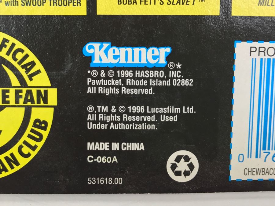 STAR WARS Shadows Of The Empire Chewbacca In Bounty Hunter Disguise With Vibro Axe And Heavy Blaster Rifle Kenner Hasbro 1996 69605/69562 New On Card [Photo 11]