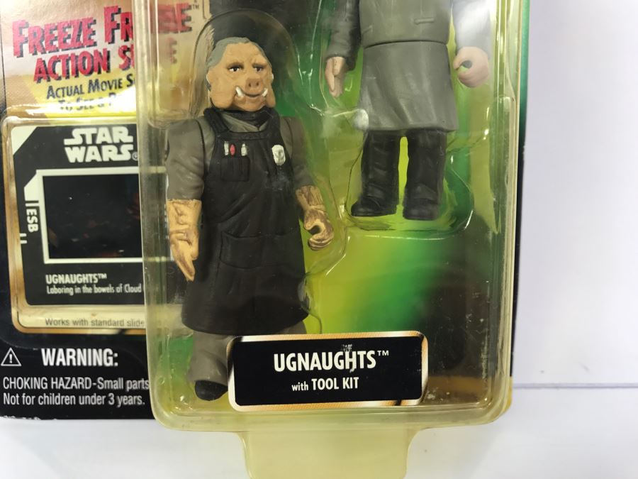 STAR WARS The Power Of The Force Ughaughts With Tool Kit Freeze Frame Action Slide Collection 3 Kenner Hasbro 1998 69605/69837 New On Card [Photo 5]