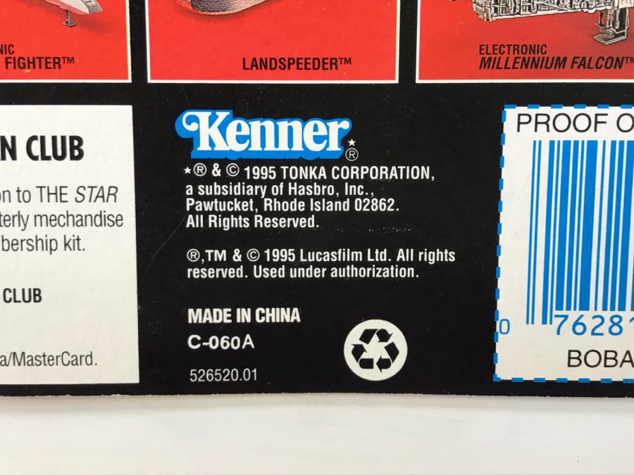 STAR WARS The Power Of The Force Boba Fett With Sawed Off Blaster Rifle And Jet Pack Kenner Tonka Hasbro 1995 69570/69582 New On Card [Photo 11]