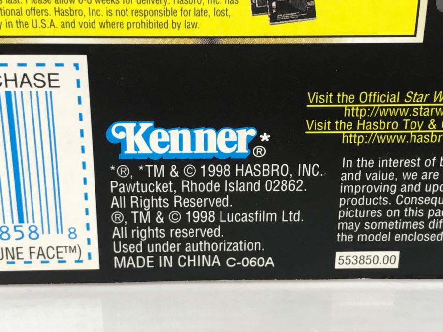 STAR WARS The Power Of The Force Orrimaarko Prune Face With Blaster Rifle Freeze Frame Action Slide Collection 1 Kenner Hasbro 1998 69570/69858 New On Card [Photo 12]