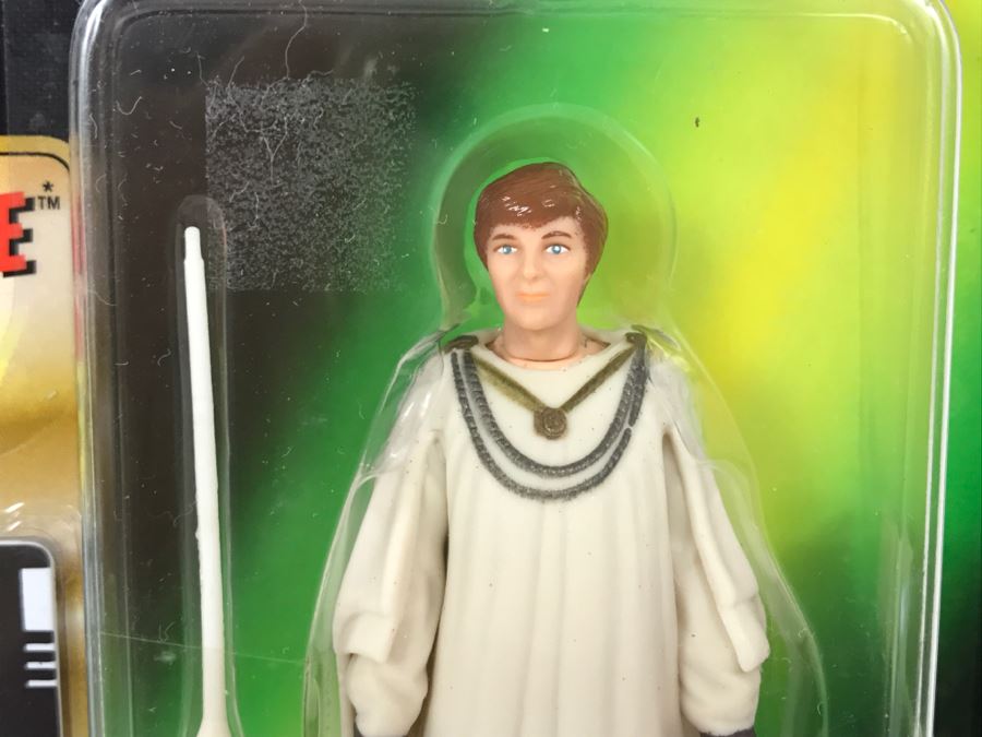 STAR WARS The Power Of The Force Mon Mothma With Baton Freeze Frame Action Slide Collection 1 Kenner Hasbro 1998 69570/69859 New On Card [Photo 4]