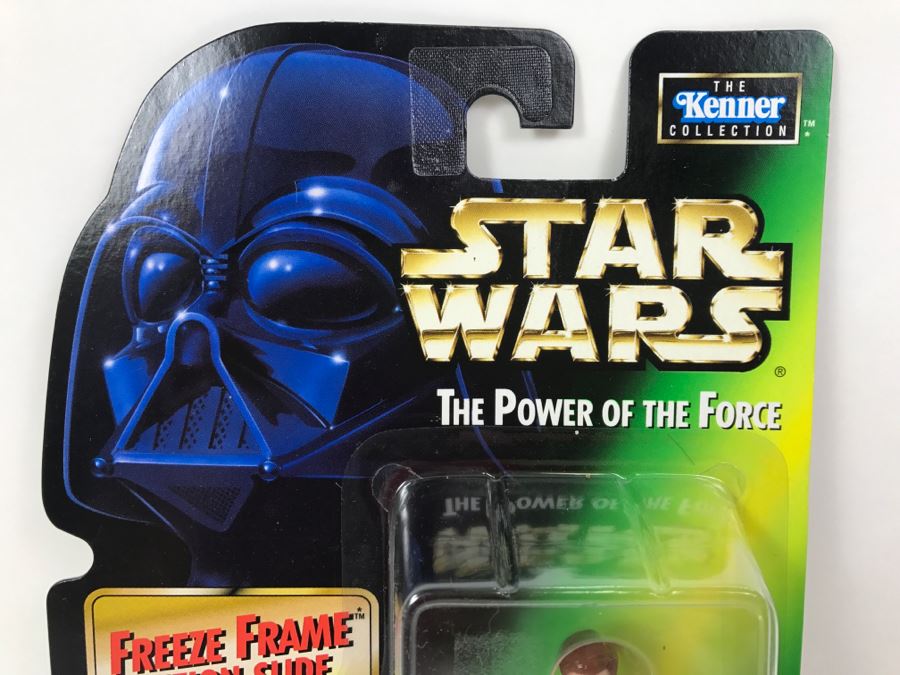 STAR WARS The Power Of The Force Mon Mothma With Baton Freeze Frame Action Slide Collection 1 Kenner Hasbro 1998 69570/69859 New On Card [Photo 2]