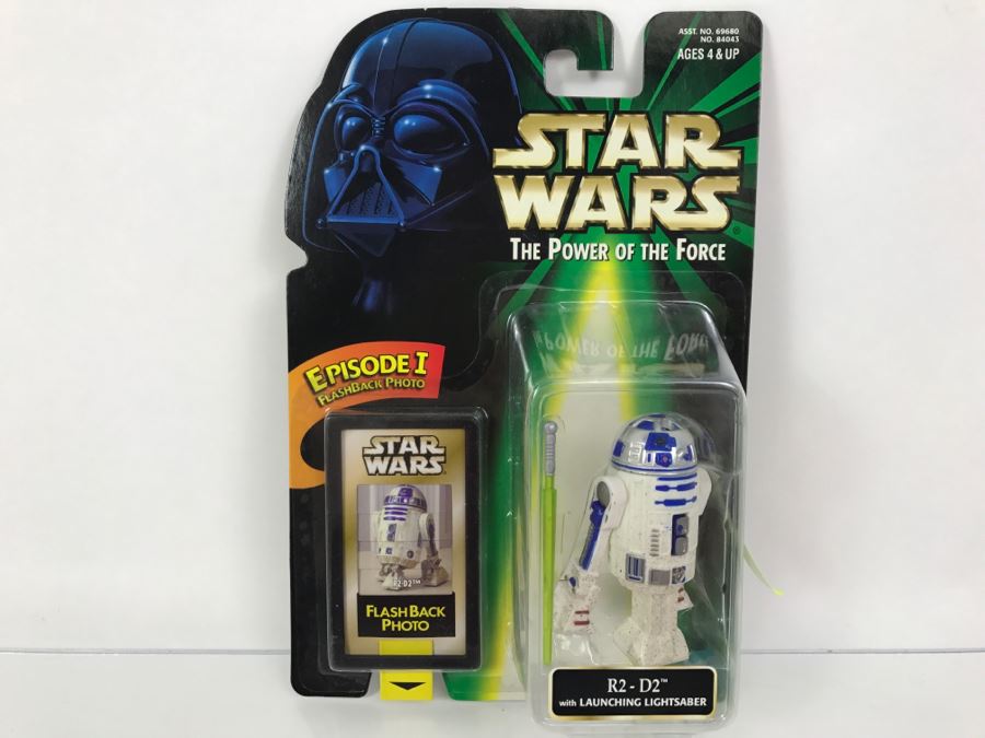 STAR WARS The Power Of The Force R2-D2 With Launching Lightsaber ...