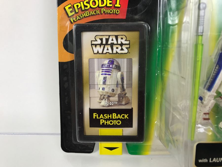 STAR WARS The Power Of The Force R2-D2 With Launching Lightsaber Episode 1 FlashBack Photo Kenner Hasbro 1998 69680/84043 New On Card [Photo 7]