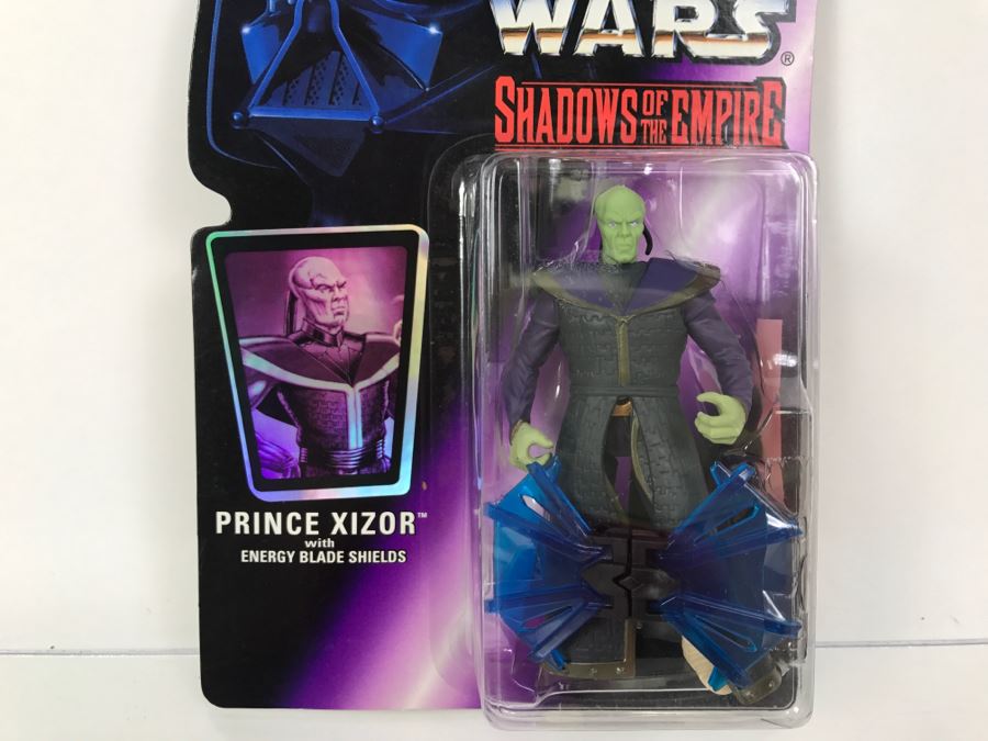 STAR WARS Shadows Of The Empire Prince Vizor With Energy Blade Shields Kenner Hasbro 1996 69605/69594 New On Card [Photo 4]