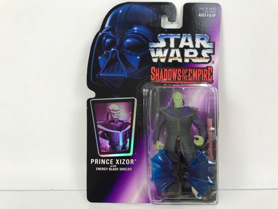 STAR WARS Shadows Of The Empire Prince Vizor With Energy Blade Shields Kenner Hasbro 1996 69605/69594 New On Card [Photo 1]