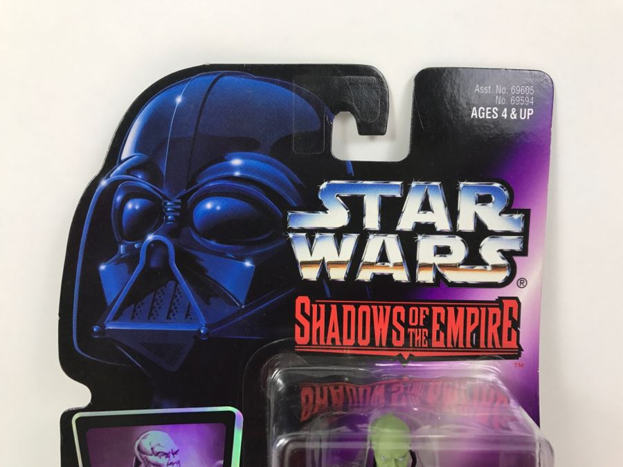 STAR WARS Shadows Of The Empire Prince Vizor With Energy Blade Shields Kenner Hasbro 1996 69605/69594 New On Card [Photo 2]