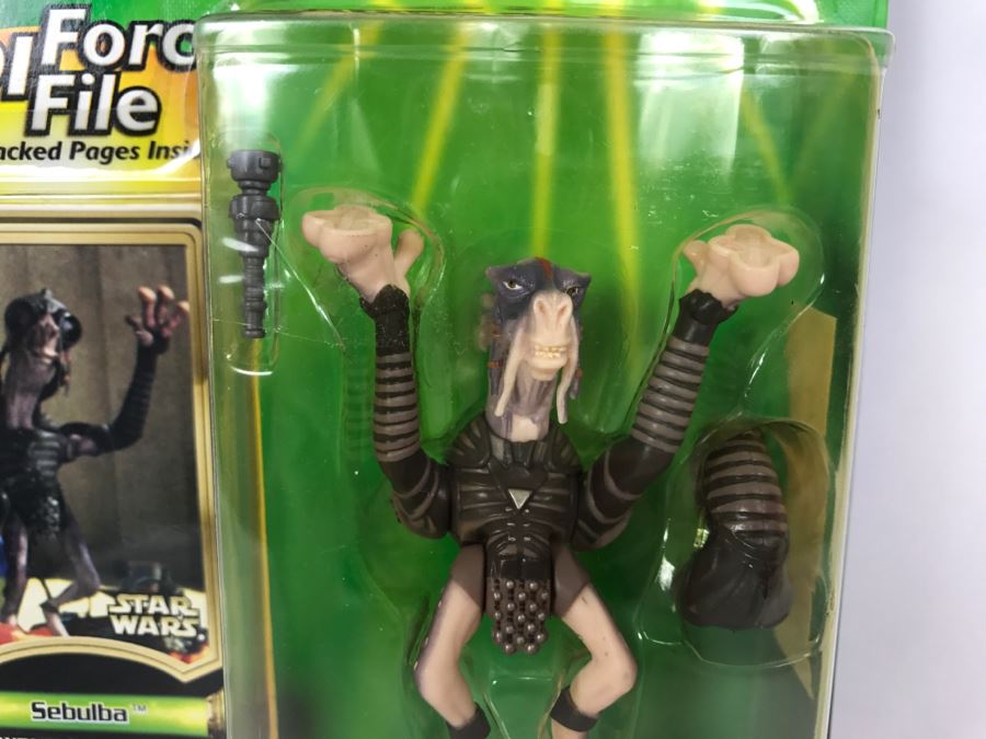 STAR WARS The Power Of The Jedi Sebulba Boonta Eve Challenge Jedi Force File Collection 2 Hasbro 2000 84455 New On Card [Photo 5]