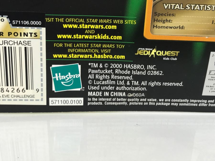 STAR WARS The Power Of The Jedi Sebulba Boonta Eve Challenge Jedi Force File Collection 2 Hasbro 2000 84455 New On Card [Photo 12]