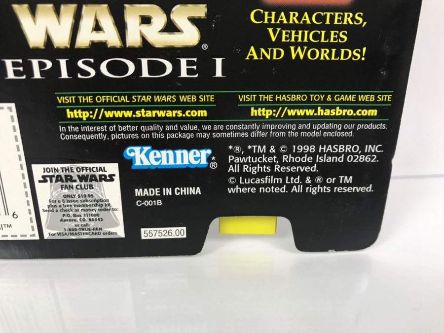 STAR WARS The Power Of The Force Ben (Obi-Wan) Kenobi with Lightsaber Episode 1 Flashback Photo Kenner Hasbro 1998 69680/84037 New On Card [Photo 12]