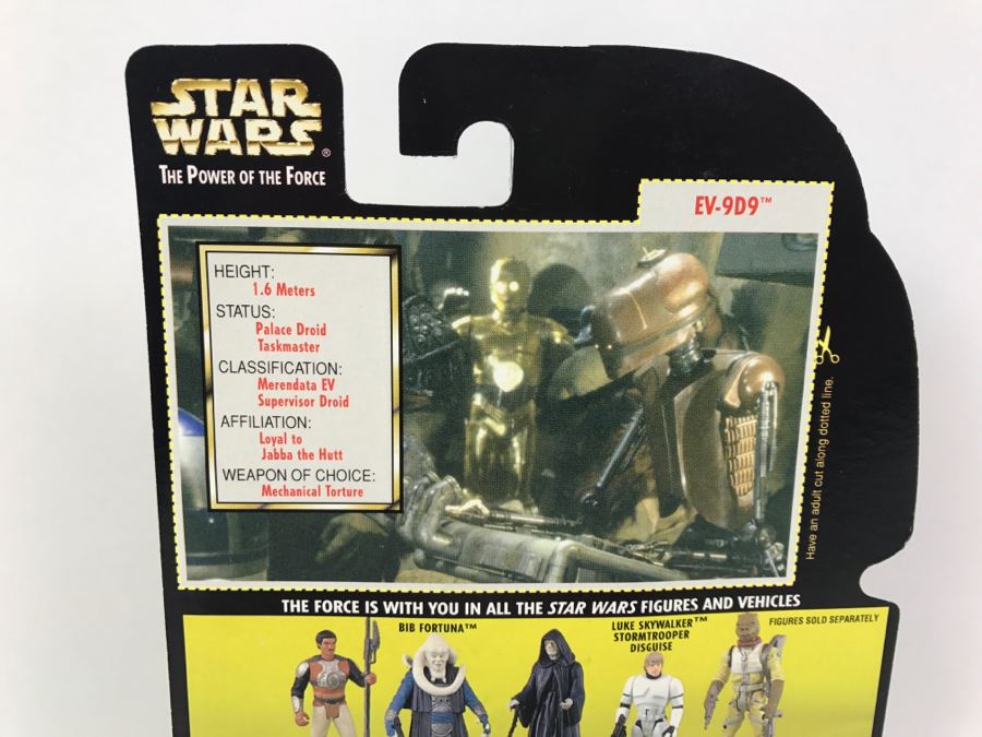 STAR WARS The Power Of The Force EV-9D9 with Datapad Collection 2 Kenner Hasbro 1997 69605/69722 New On Card [Photo 9]